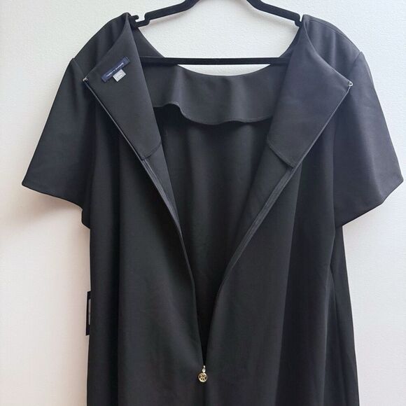 NWT Tommy Hilfiger Black Women's Shift Dress, Size 22W Career Business Work Prep - Picture 10 of 12